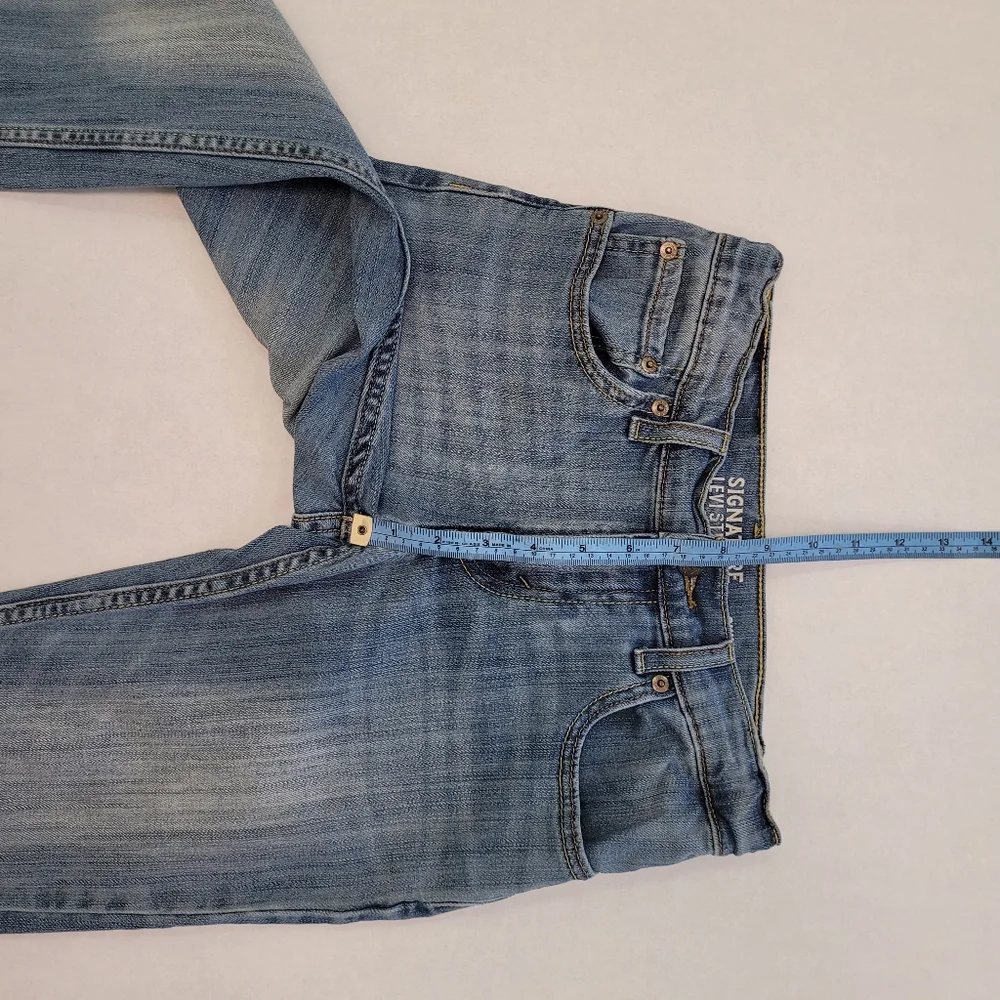 Signature By Levi's Strauss & Co Distressed Skinny Fit Adjustable Waistband Jean